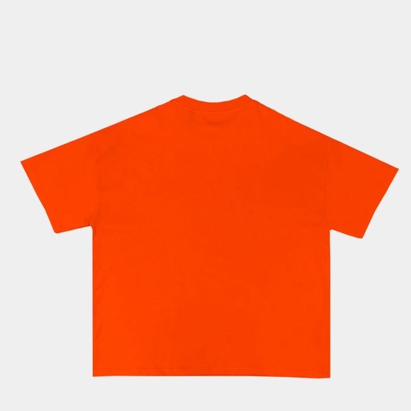 RUE PORTER- NWT Mens Orange Ultra Luxury T-Shirt Various sizes - Picture 4 of 5